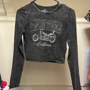 Hollister Long Sleeve Crop Top